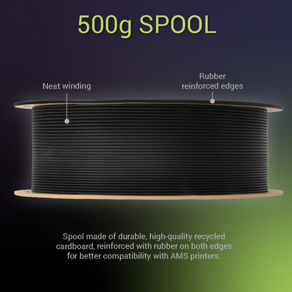 Filamento Fiberon PA12‑CF10 Carbon Fiber 1,75 mm – 500 g – Alta Resistência