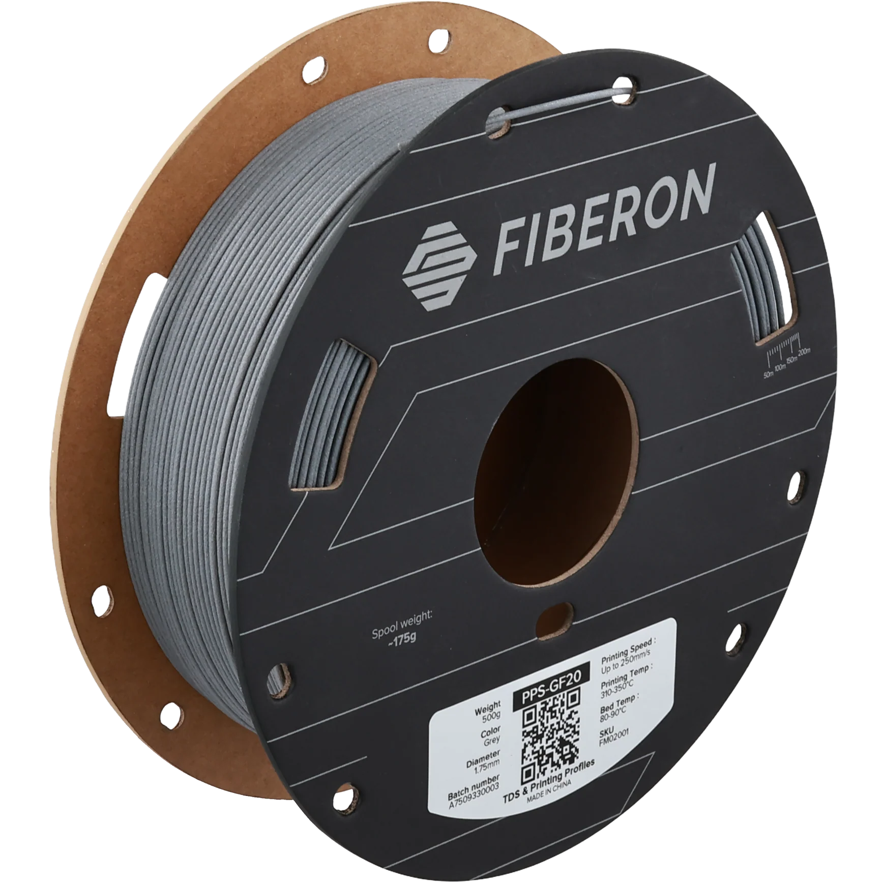 Filamento Industrial PPS-GF20 (Sulfeto de Polifenileno com Fibra de Vidro) – Resistência Química Extrema e Antichama