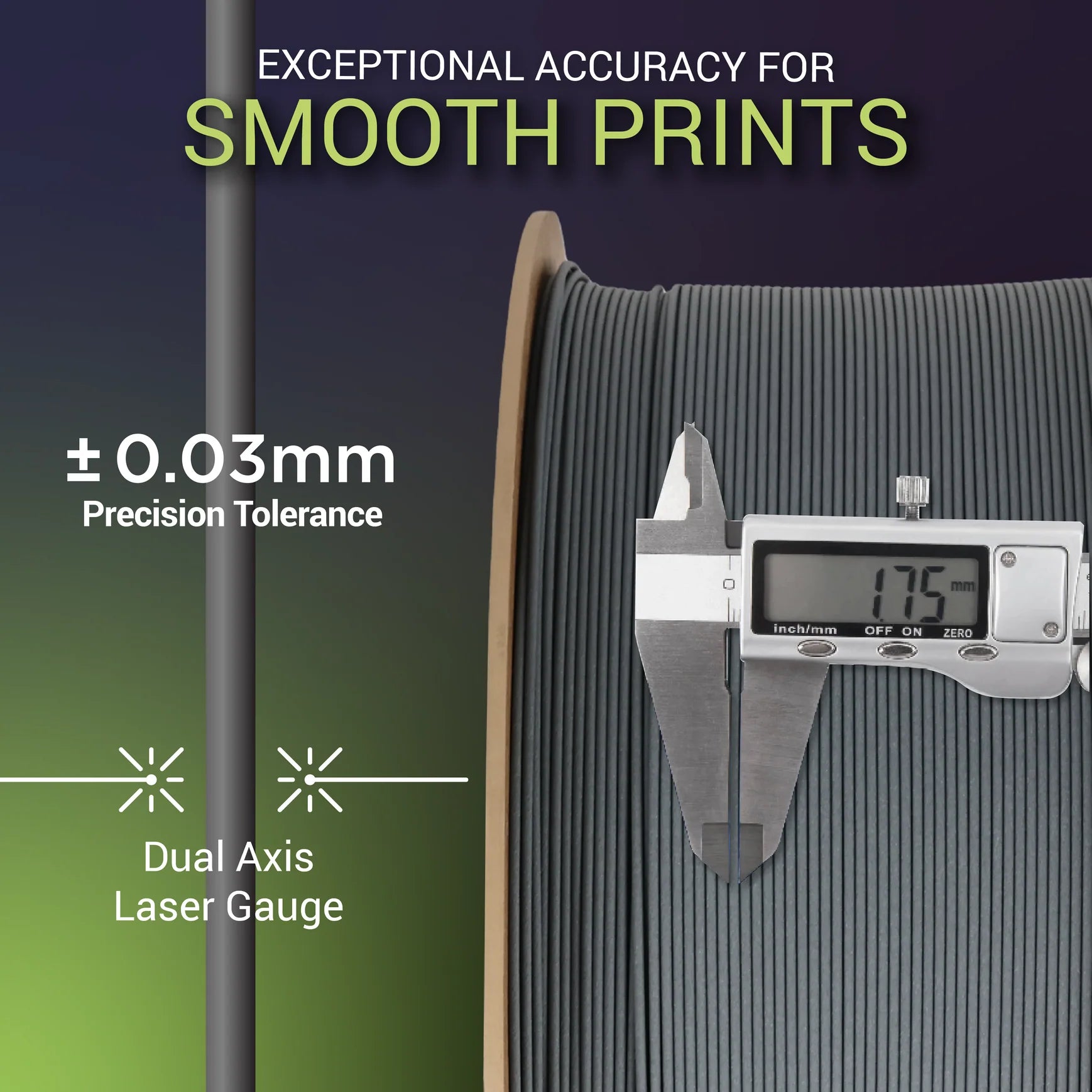 Filamento Fiberon PPS‑GF20 Glass Fiber 1,75 mm – 500 g – HDT 236 °C