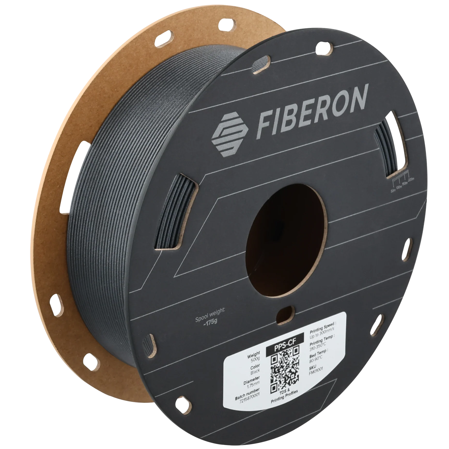 Filamento Industrial PPS-CF10 (Sulfeto de Polifenileno com Fibra de Carbono) – Leveza, Rigidez e Proteção ESD (Antiestática)