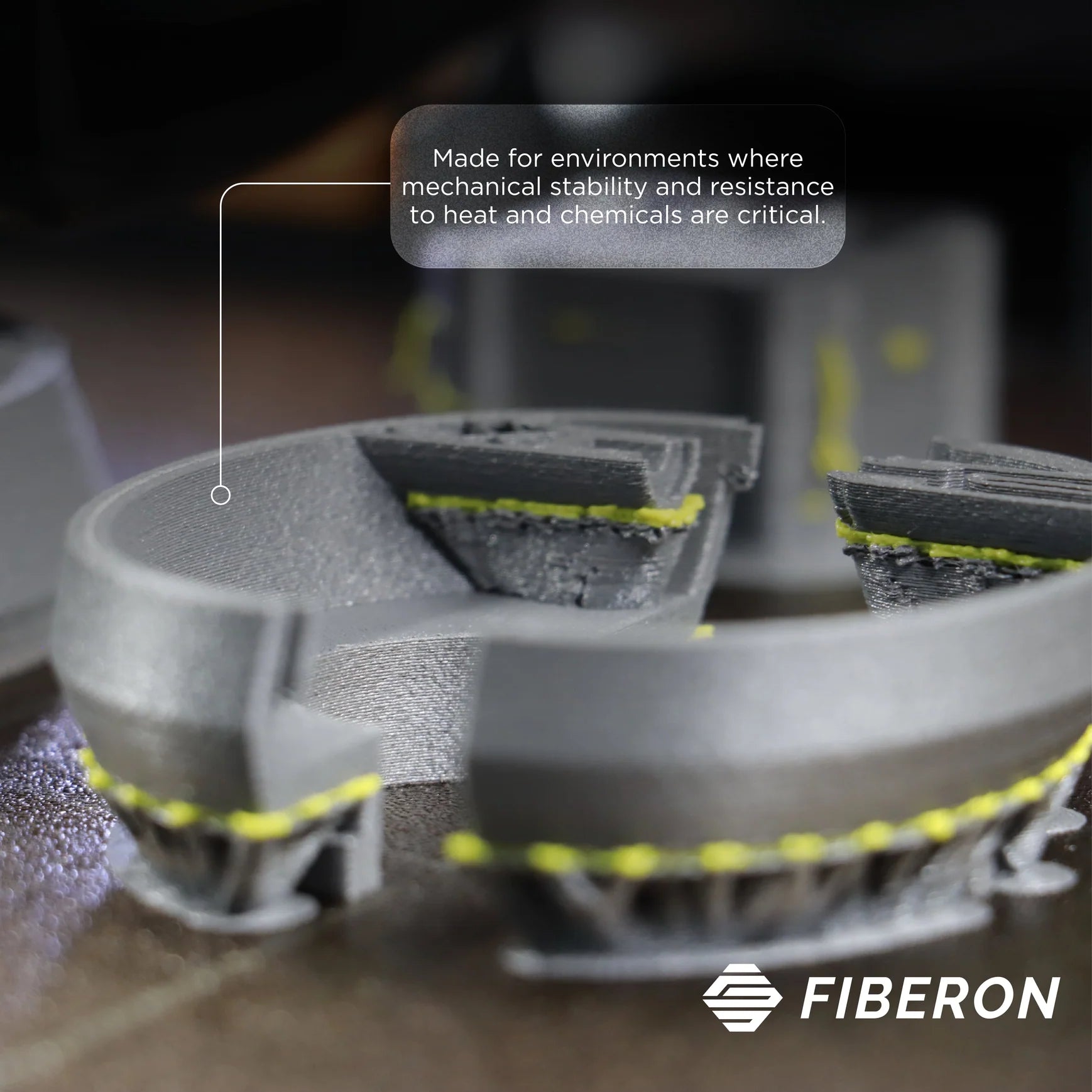 Filamento Fiberon PPS‑GF20 Glass Fiber 1,75 mm – 500 g – HDT 236 °C